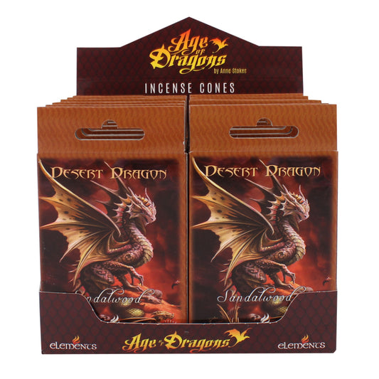 Pack of 12 Incense Cones by Anne Stokes - Assorted Fragrances