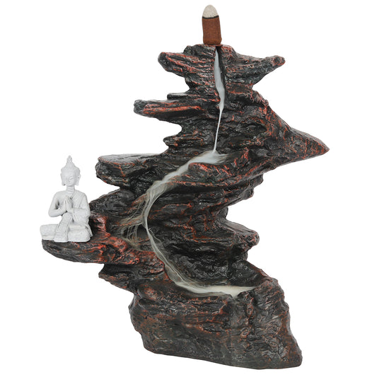 Buddha on Rocks Backflow Cone Burner