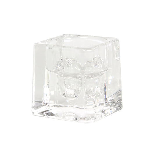 Cube Glass Candle Holder