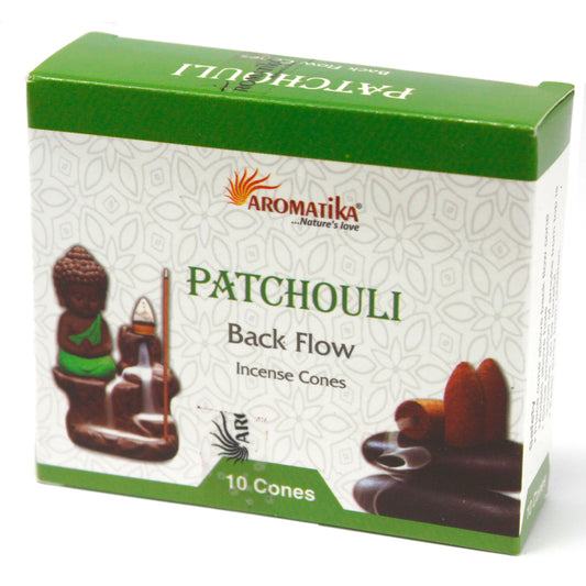 Aromatika Backflow Incense Cones - Patchouli