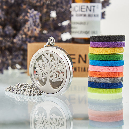 Aromatherapy Diffuser Necklace - Tree of Life 25mm