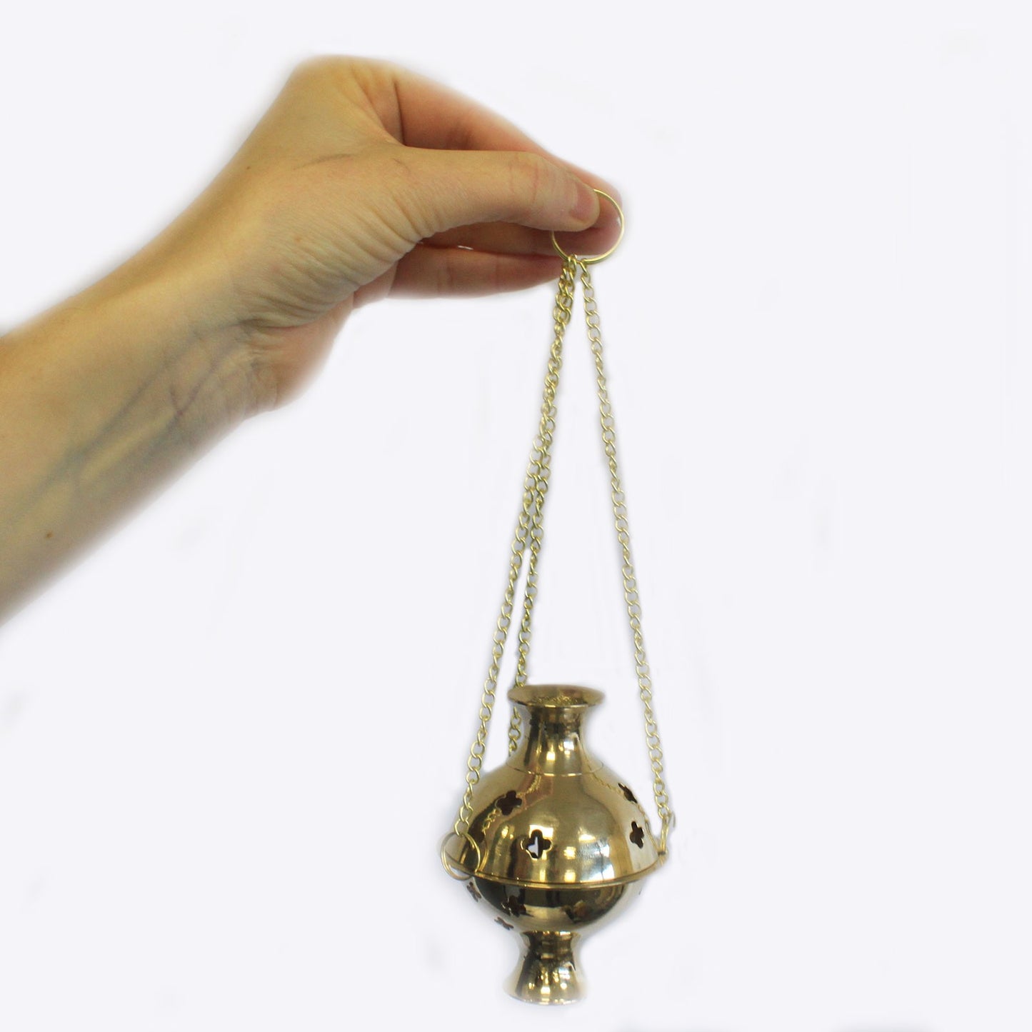 Hanging Brass Incense Burner