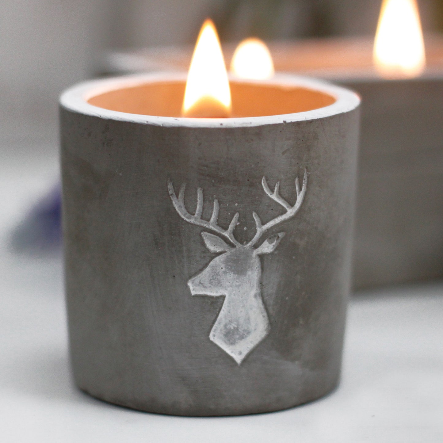 Medium Pot - Stag Head - Whiskey & Wood Smoke