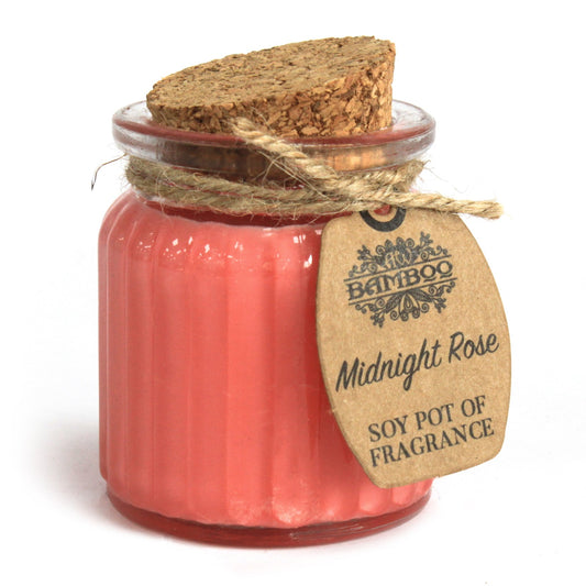 Midnight Rose Soy Pot of Fragrance Candles (Pair)