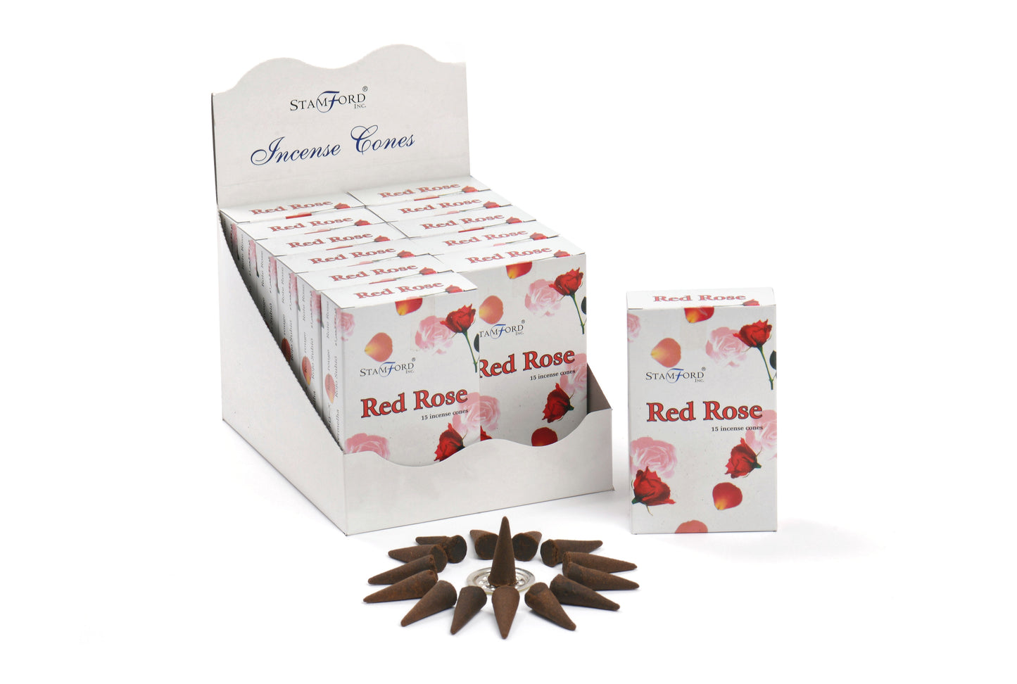 Red Rose Cones